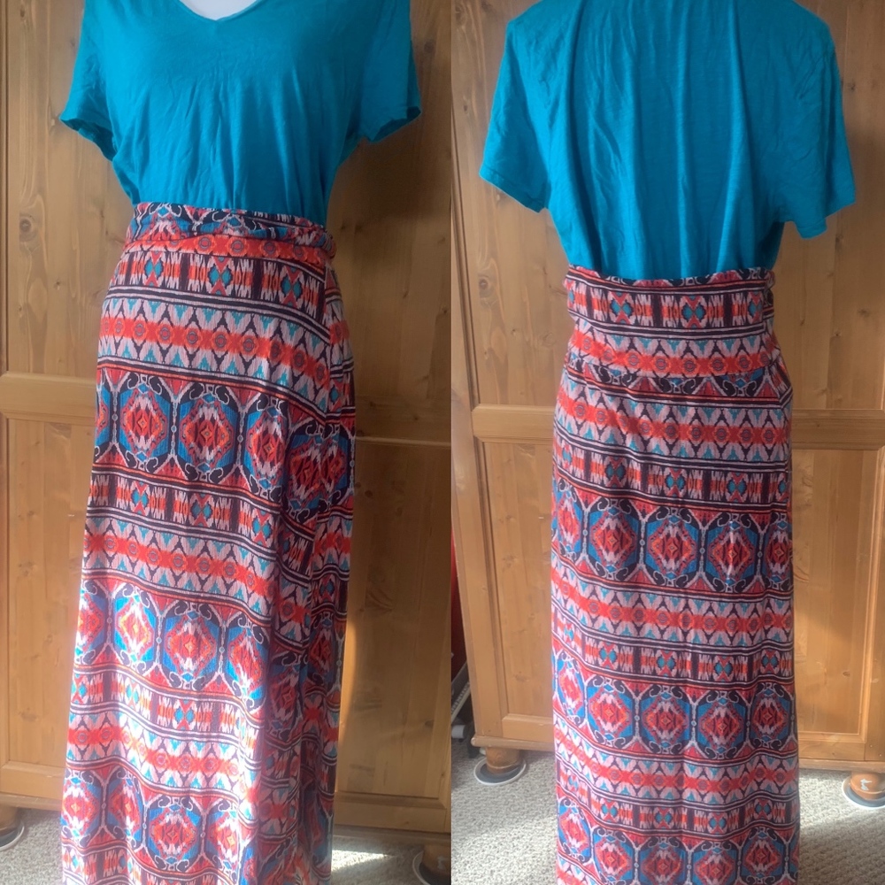 maxi skirt with free top